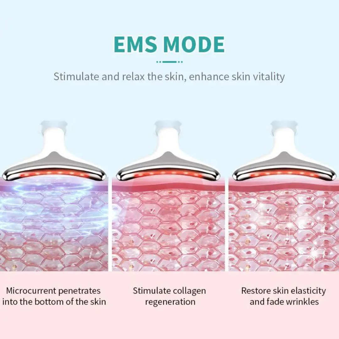 Face Lifting Massage with 3 kind of colors